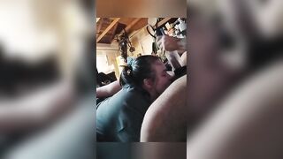 Ball licking